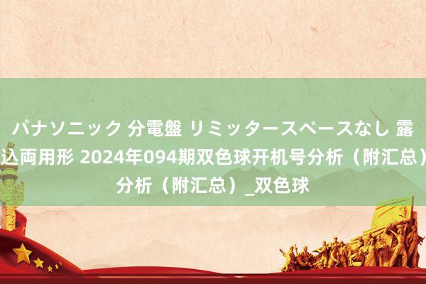 パナソニック 分電盤 リミッタースペースなし 露出・半埋込両用形 2024年094期双色球开机号分析（附汇总）_双色球