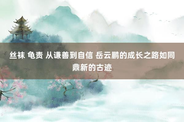 丝袜 龟责 从谦善到自信 岳云鹏的成长之路如同鼎新的古迹