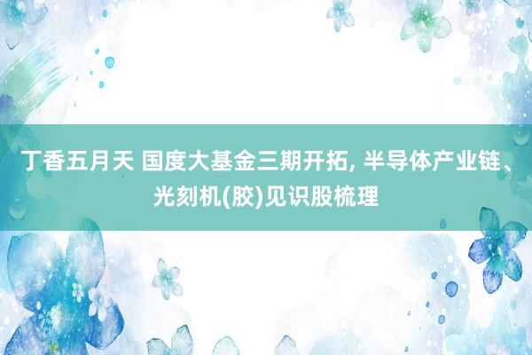 丁香五月天 国度大基金三期开拓， 半导体产业链、光刻机(胶)见识股梳理