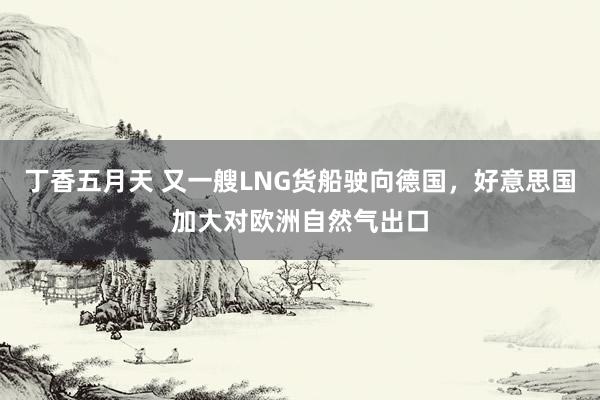 丁香五月天 又一艘LNG货船驶向德国，好意思国加大对欧洲自然气出口