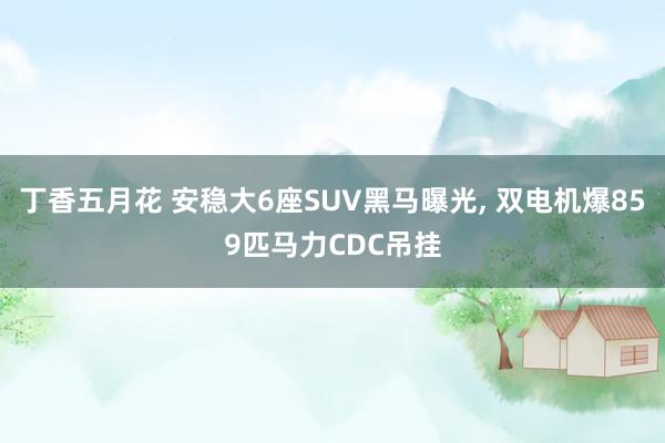 丁香五月花 安稳大6座SUV黑马曝光， 双电机爆859匹马力CDC吊挂